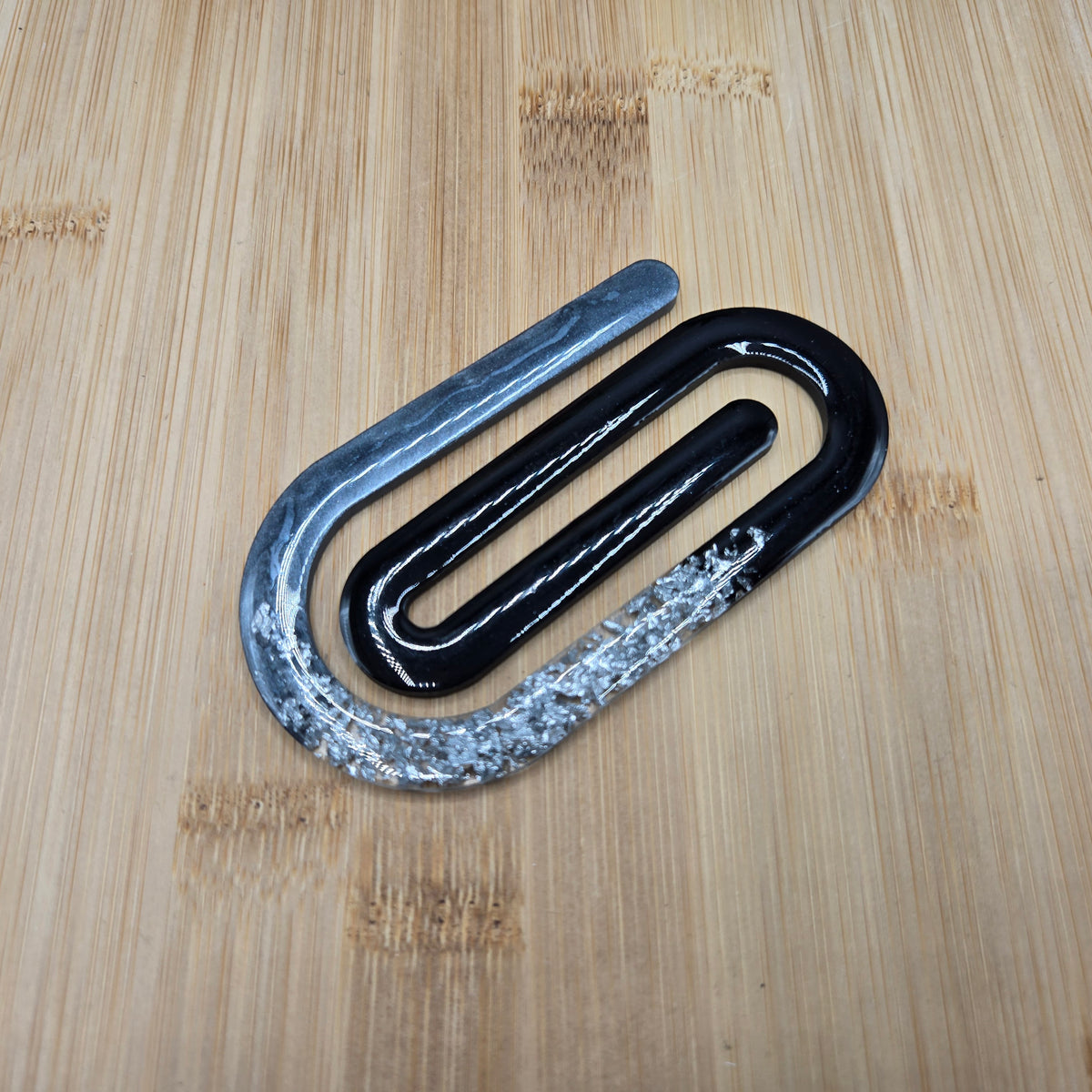 Marque page "Trombone" Feuille d'Argent