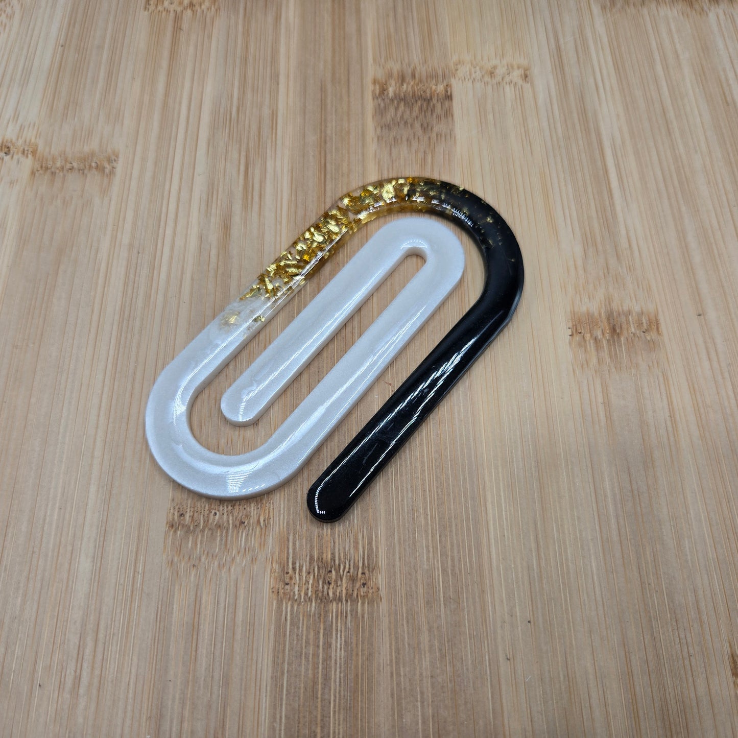 Marque page "Trombone" Feuille d'Or