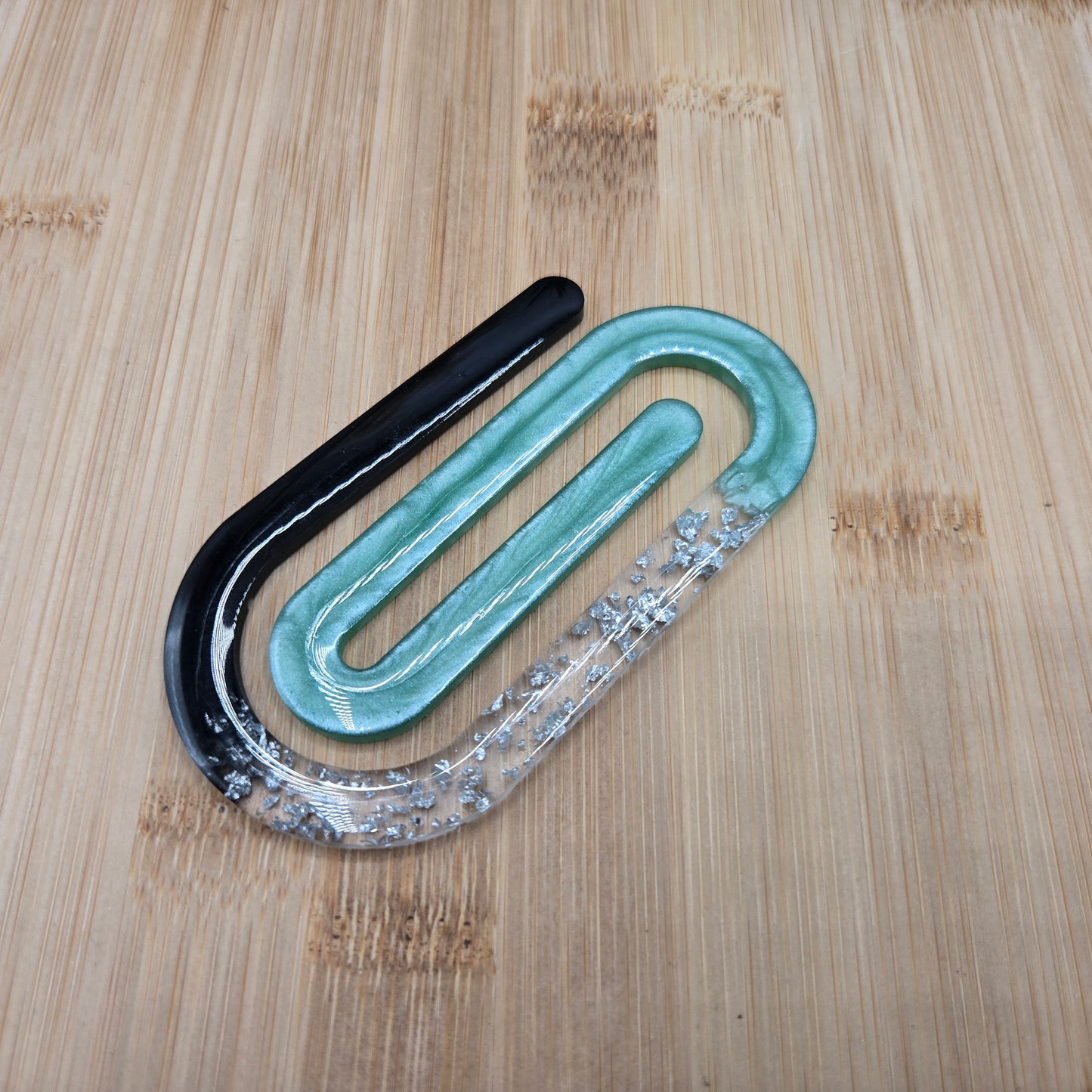 Marque page "Trombone" Feuille d'Argent